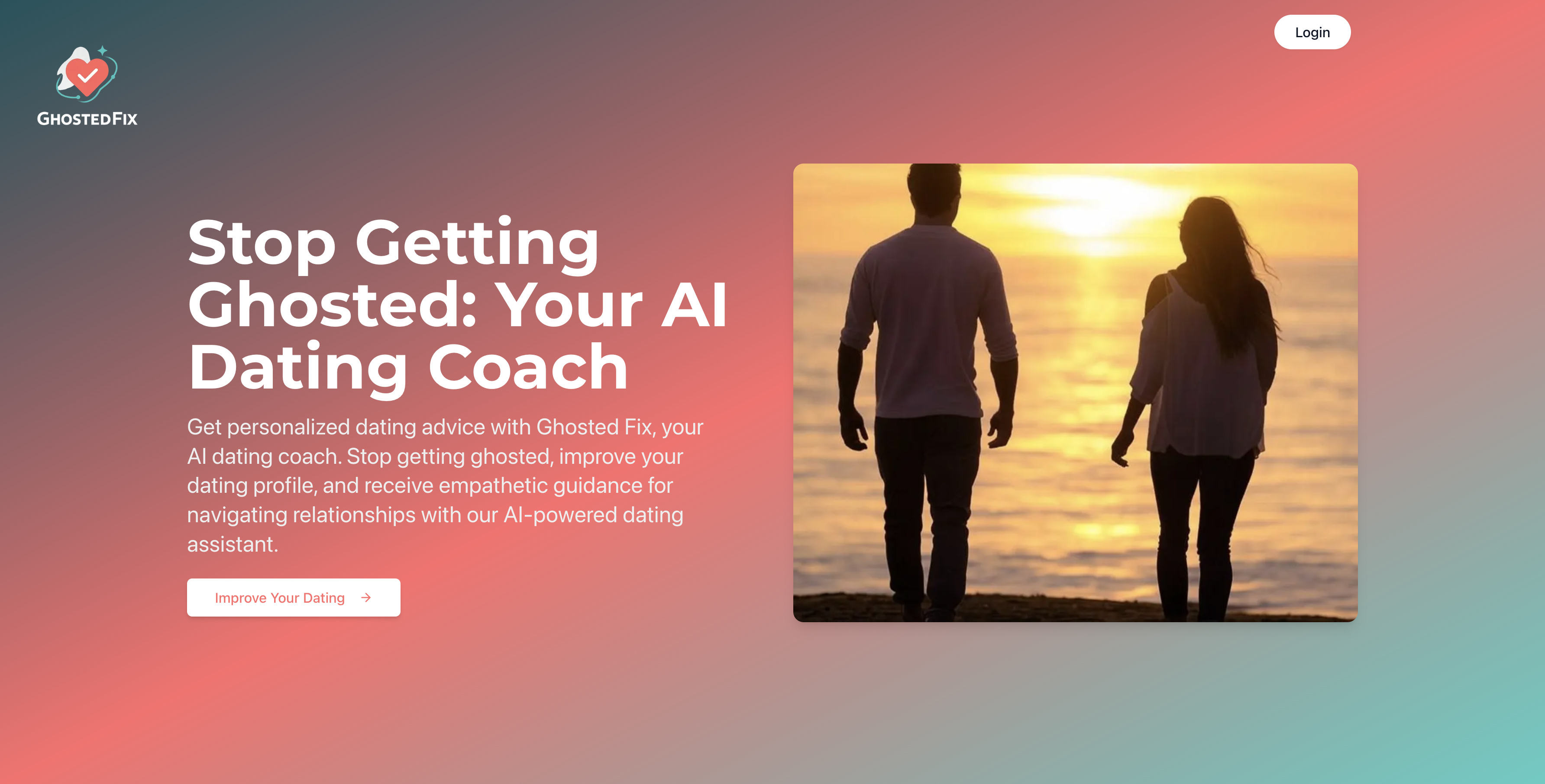 Ghosted Fix portfolio website image